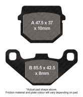 EBC Disc Brake Pads -  SFA83/2